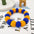 Pet Dog Bow Tie Rainbow Flower Hair Ball Necklace Cat Collar Pet Dog Cat Bowties Neckties Dog Grooming Accessories