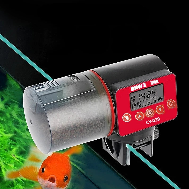 Automatic fish tank feeder intelligent timing automatic feeder aquarium goldfish feeder large capacity fish aquarium  feeder