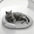 Cooling Dog Bed Summer Ice Silk Cat Mat Oval Pet Nest Breathable Heat Dissipation Cooling Pad for Small Medium Large Dogs Cats