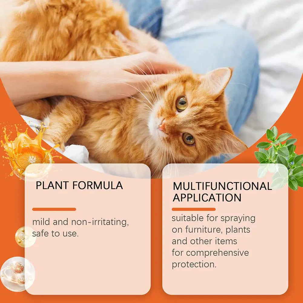 100ML NEW Cat Repellent Spray Keep Pets Away From Anti-scratching And Anti-chewing Household Spray Pet Accessories