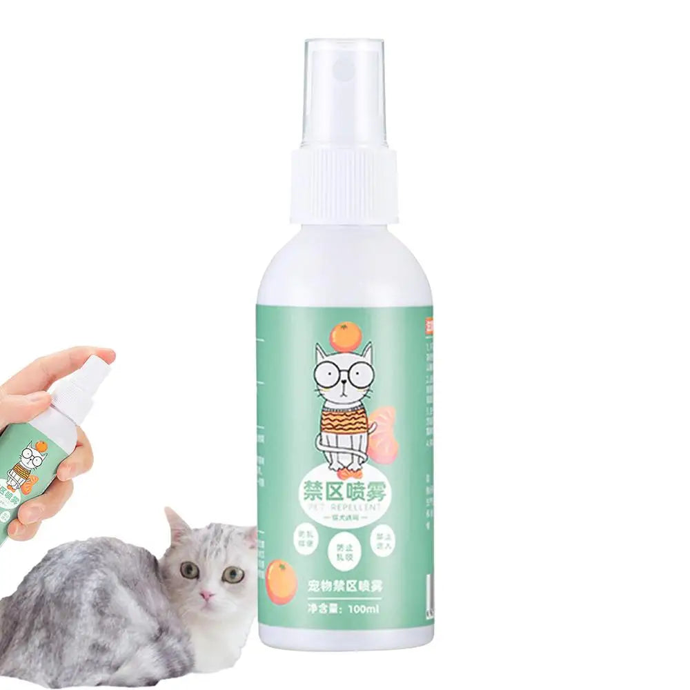 Stop Cat Spraying 100ml Citrus Cat Spray For Scratching Protect Plants Floors Carpets Establish Boundaries Furniture Sofas Rugs