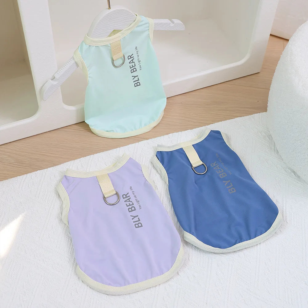 Cooling Dog Cat Vest Summer - Breathable Mesh UV Protection Sleeveless Shirt, Ice Silk Pet Cooling Jacket for Hot Weather