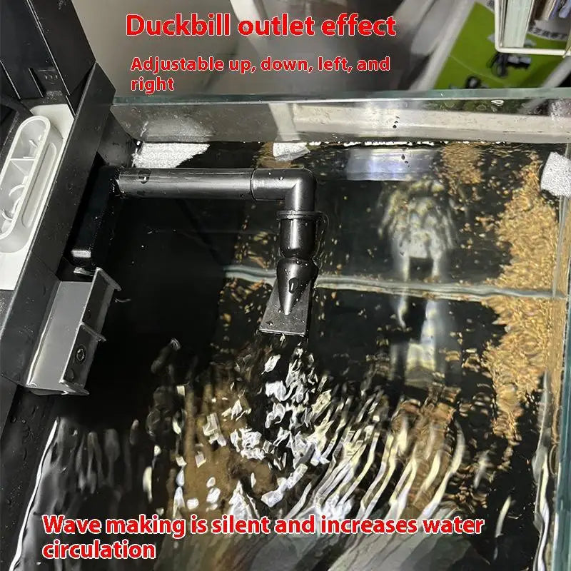 1 Set Fish Turtle Aquarium Tank Accessories For Xiaomi Fish Tank Renovation Water Outlet Rainshower Pipe Duck Mouth Kit