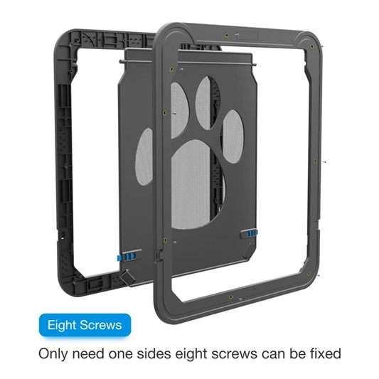 A59T Pet Kitty Dog Door Flap Gate Opener Controlled Entry Electronic Screen Window Protector Wall Mosquito Net(Small:24cmx29cm) - Play Paws Toys