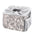 Dog or Cat Bike Basket, Expandable Soft Sided Pet Carrier Backpack with 4 Open Doors, Foldable Dog Bike Carrier