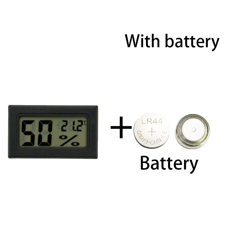 Mini Convenient Digital LCD Thermometer Sensor Hygrometer Gauge Refrigerator Aquarium Monitoring Display Humidity Detector