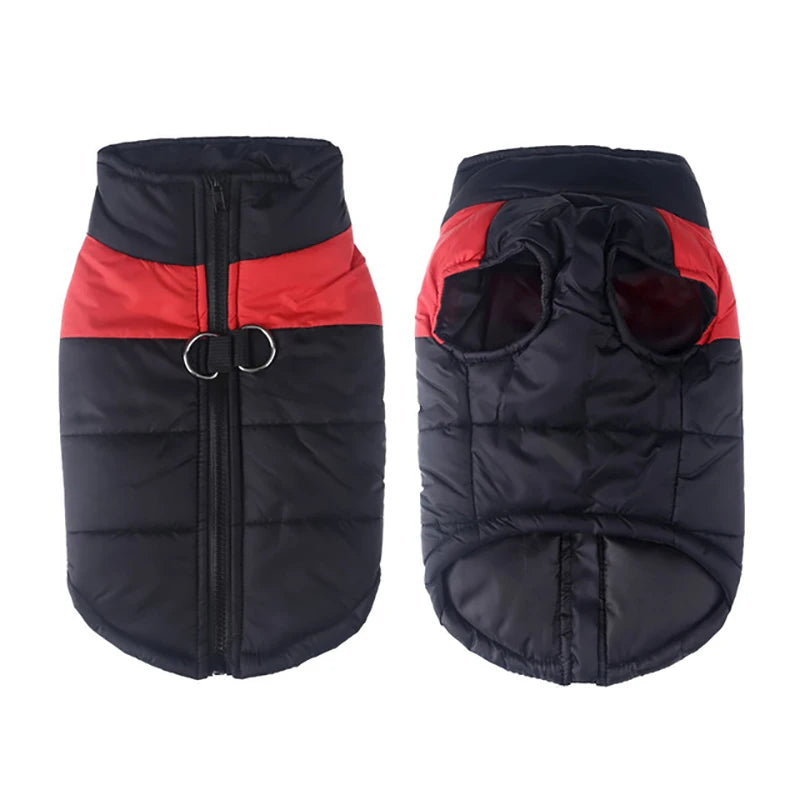 Warm Winter Dog Clothes Large Small Medium Dogs Outdoor Walking Windproof Pet Jacket Soft Pets Coat Lightweight Labrador Outfits