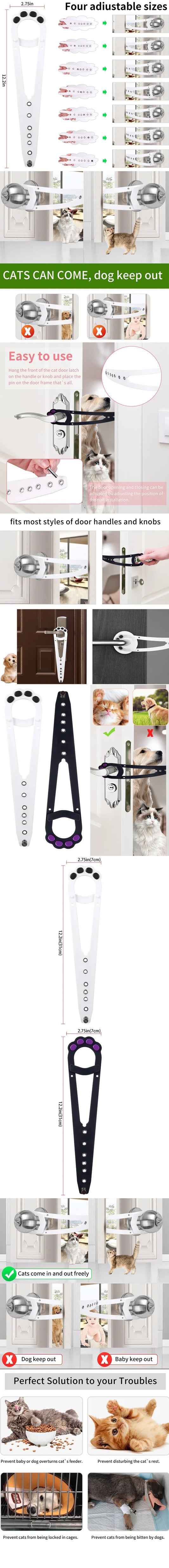 Door Open Holder Cat Ring Cat Door Holder Door Stop Cats MDMWL01 - Play Paws Toys