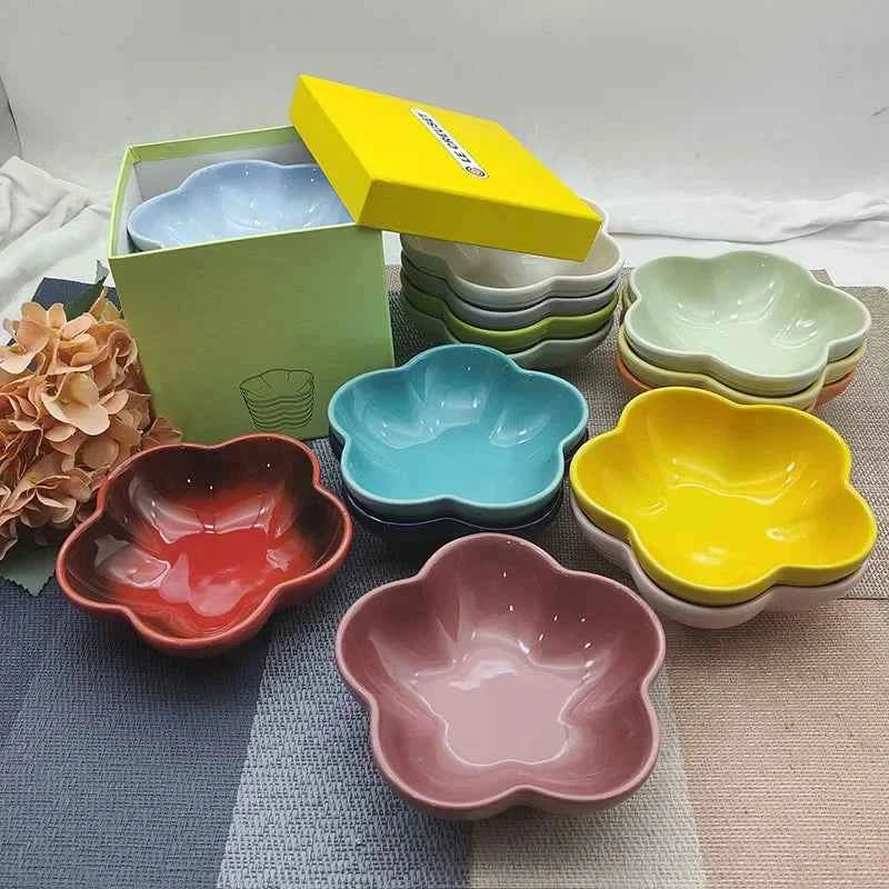 Ceramic Extra Wide Raised Cats Food Bowl,Elevated Pets Bowls Anti-Vomiting Cat Feeder Whisker Stress-Free Cat Feeder Bowls 5.1''