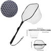 Retractable Landing Net Folding 1.9m/1.5m/1.3m Telescopic Fishing Net Outdoor Sea Mesh Portable Hand Dip Net For Carp Fly Fun