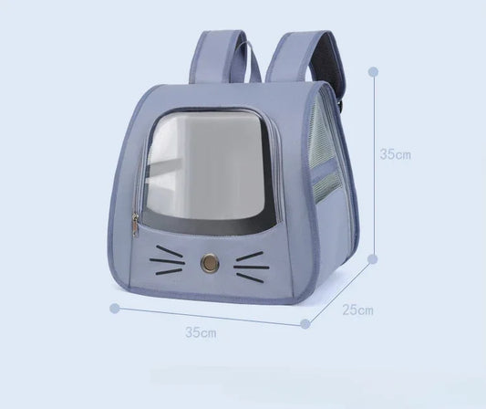 Pet Cat Carrier Bag Cat Backpack Outdoor Breathable Portable Shoulders Bag for Cats Small Dogs Transport Carrier - Play Paws Toys