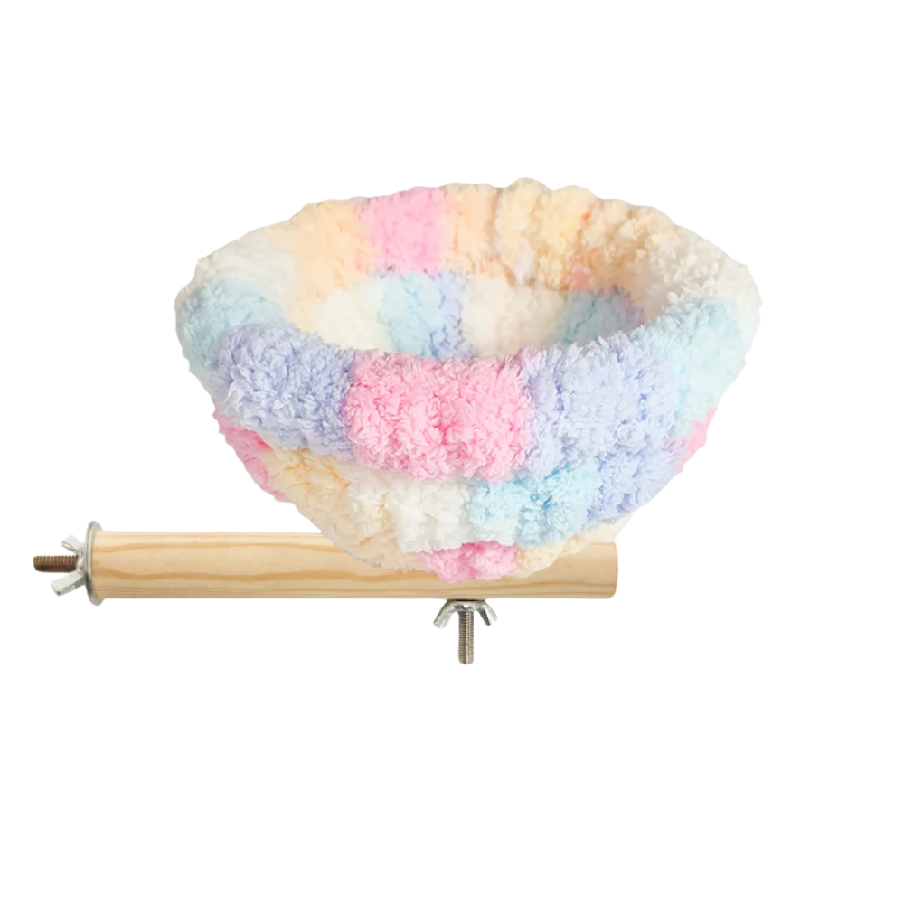 New Warm Winter Bird Nest Colorful Hanging Parrot Hideaway Bird Cage Accessories Small Pet House for Hummingbird
