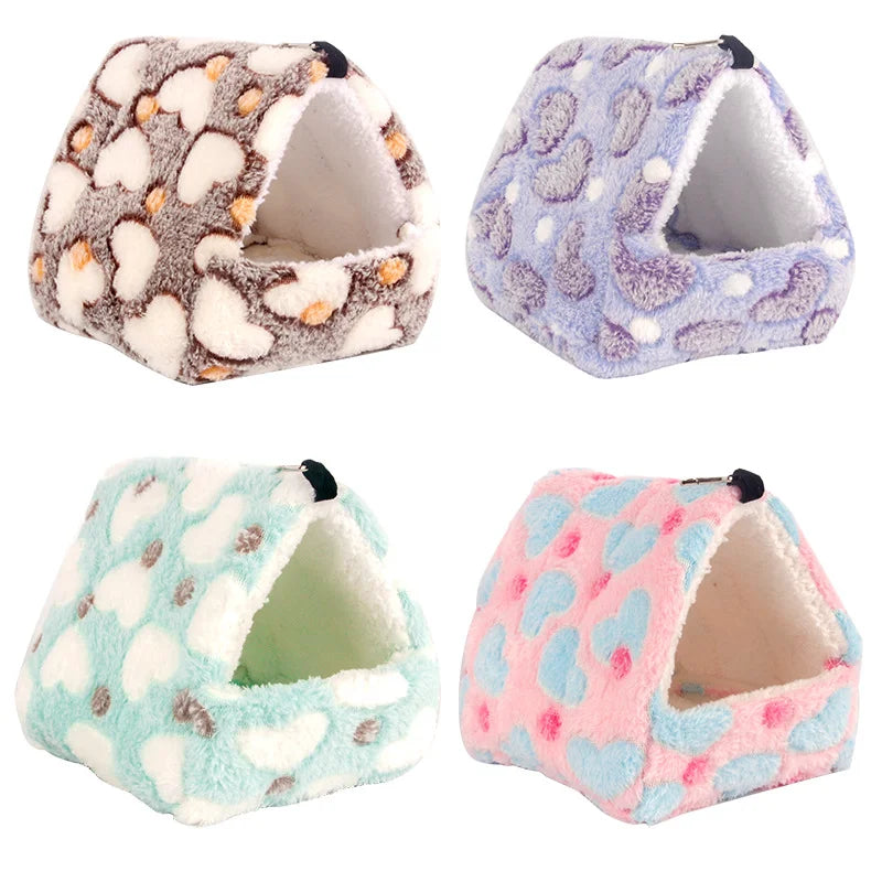 Plush Bird Nest for Parrot Birds Hammock Birdcage Decoration Hamster Nest Bird Accessories jaulas para pájaros 1pcs