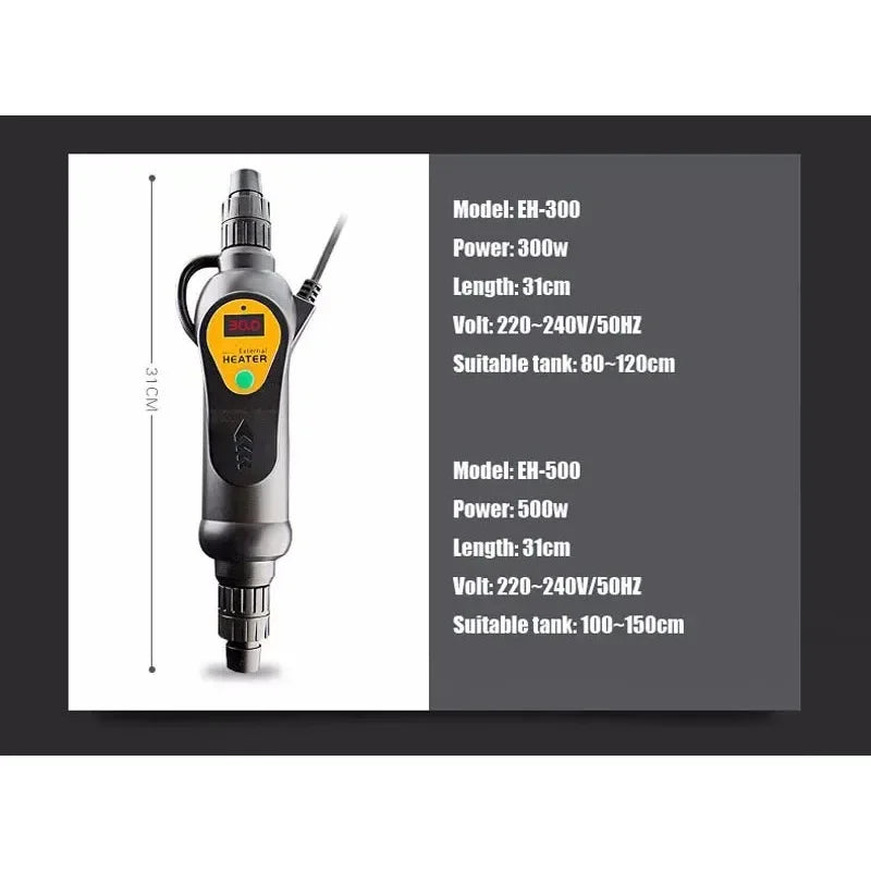Sunsun EH-300/500 Inline External Heater with Controller