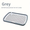 Dog Potty Training Toilet, Plastic Dog Pee Pad Holder With Removable Net, Reusable Dog Potty Trainer Dog Toilet Tray For Pets Up