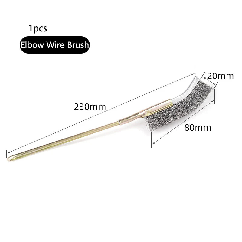 13cm Steel Wire Brush Aquarium Algae Cleaning Brush Nylon Brush Aquarium Cleaner Fish Tank Stain Cleaning Tools Accessories 3pcs