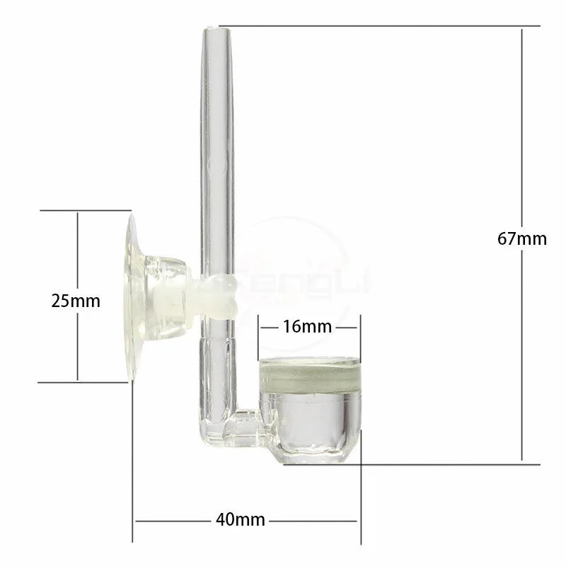 Aquarium CO2 Diffuser With Bubble Counter Twinstar Style Atomizer Acrylic Fish Tank Aquatic Plants Accessories Supplies Sprayer