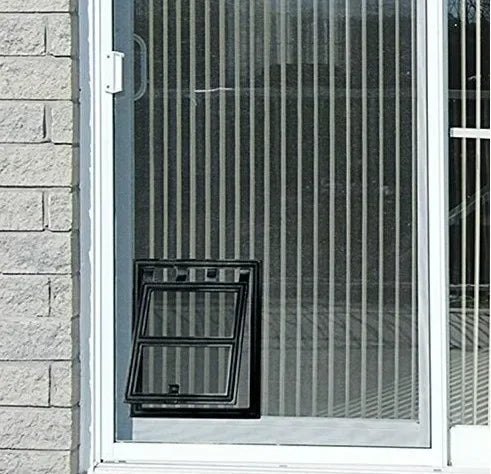 Home Lockable Dog Screen Door Pet Cat Screen Door Plastic Pet Door for Mosquito Proof Screen Window Security Flap Gate Dog Fence - Play Paws Toys