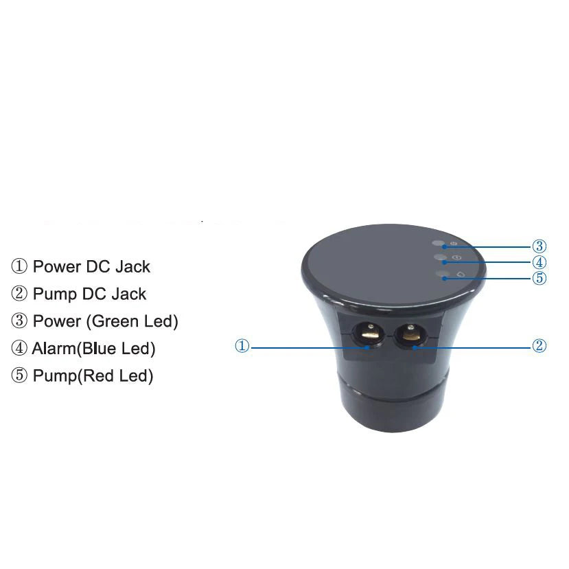 EPTTECH Transparent Container Water Aquarium Fishbowl Water Pump Controller Auto Top Off System Reef Tank Pet Replenisher