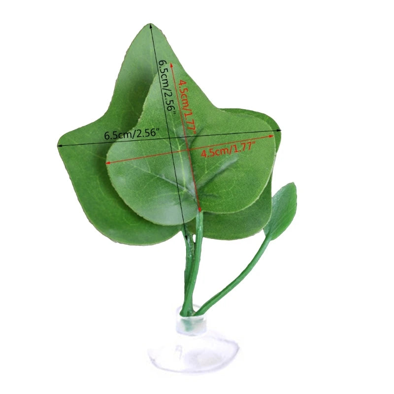 Fishtanks Decorations for Betta Fish Resting Bed Leaf Hammock Spawning Pad for Bettas Simulation Habitats AquaticPlant