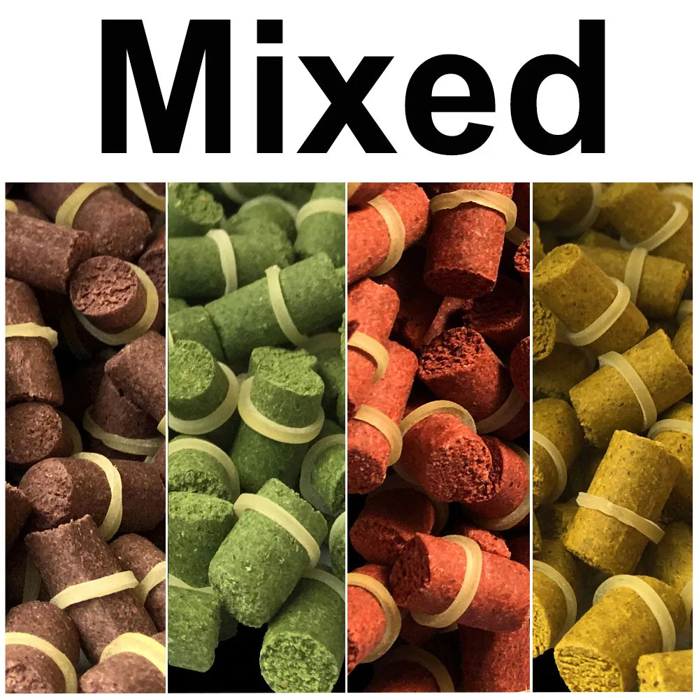 100 or 50 pcs Carp Fishing Food Bait Grass Carp Hook Up Bait Crucian Fishing Bait Lure Formula Insect Particle Boilie Pellets
