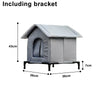 NewestStray Cat dog House Waterproof Outdoor Winter Warm Pet Cave Sleeping Beds Home Foldable Washable for Small Supplies - Play Paws Toys