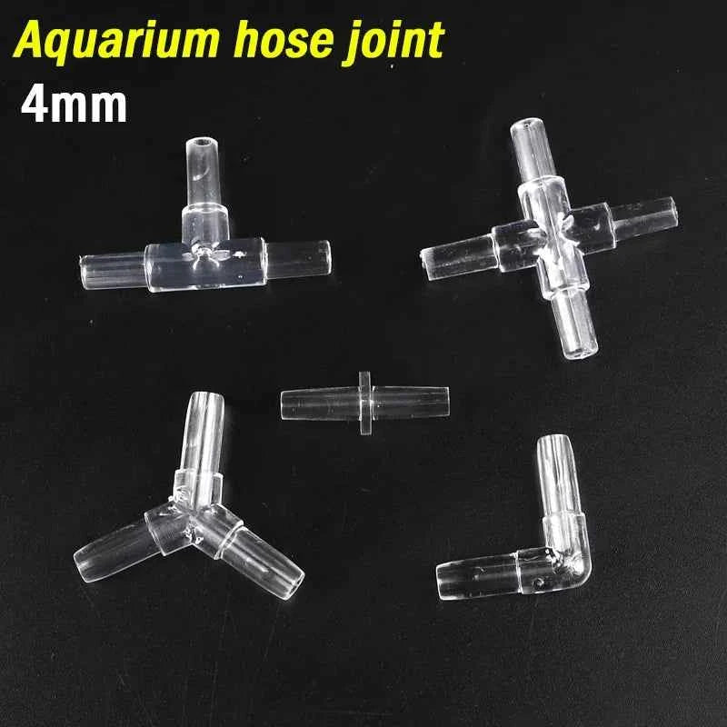 10pcs Aquarium Accessories Fish Tank Air Pump Air Hose Check Valve Three-way Diverter Valve Regulating Valve Bubble Stone