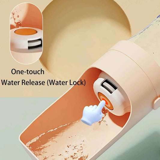 Portable Dog Water Bottle Durable Pet Hydration Dispenser Outdoor Walks Hiking Travel Pet Ergonomic Bottle Dog Water Dispenser
