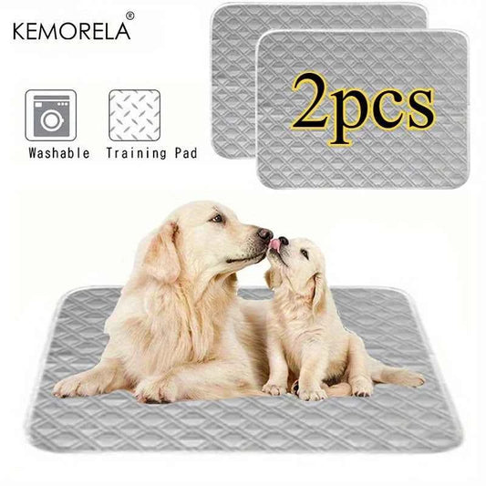 2PCS Washable Reusable Cat and Dog Urine Pads, Training Pads for Large,  Small Pets, for All Seasons, Multiple Sizes Available