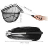 Folding Fishing Net with Aluminum Alloy Landing Net Non-Slip Gloves Storage Bag Fish Pliers Lip Gripper for Easy Catch & Release