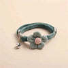Cartoon Pet Supplies Safety Pet Collar Small Dog Cat Bow Bell Lovely Flowers Bell Dog Necklace Neck Decoration 1 Pcs 4pcs