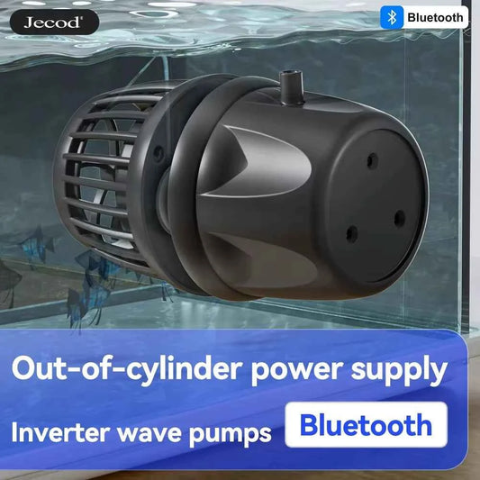 Jebao Jecod New Smart Bluetooth App Control Cordless Freshwater Saltwater Fish Tank DMP-10/20/30/40 Aquarium Wavemaker Pump