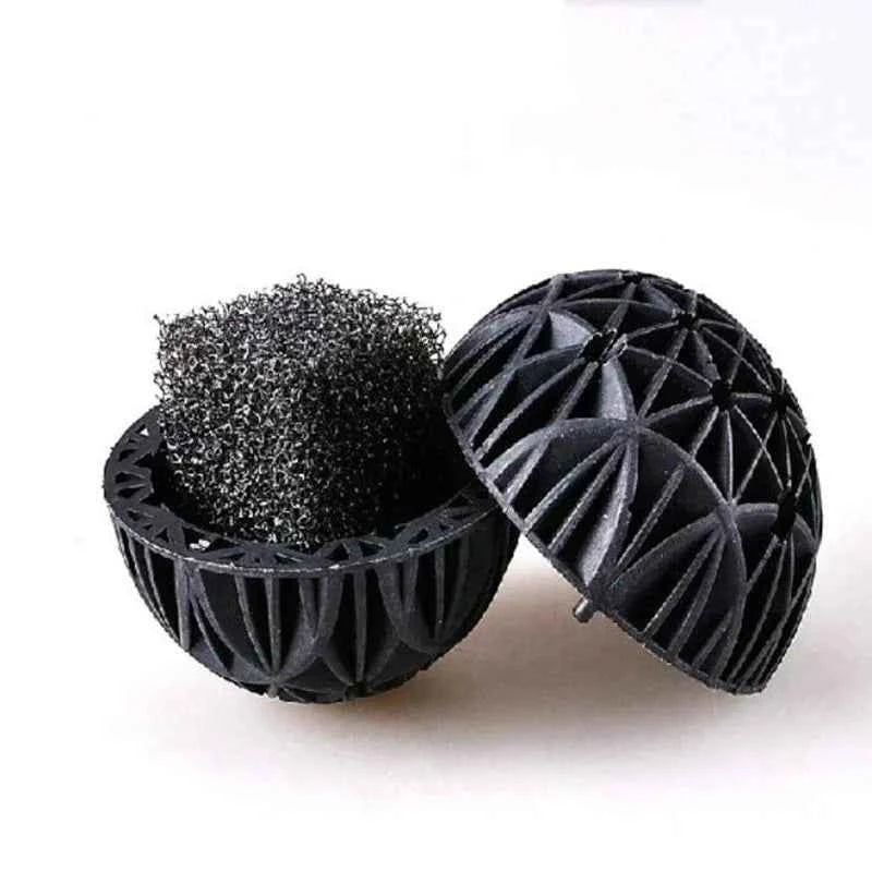 10/20/40/50/100Pcs Aquarium Filter Media Bio Balls Portable Wet Dry Cotton For Air Pump Canister Clear Water Biological Balls