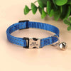 Personalized Cat Collar Reflective Nylon Dog Cats ID Collars With Bell Free Engraving for Cats Small Dogs Chihuahua 10 Colors