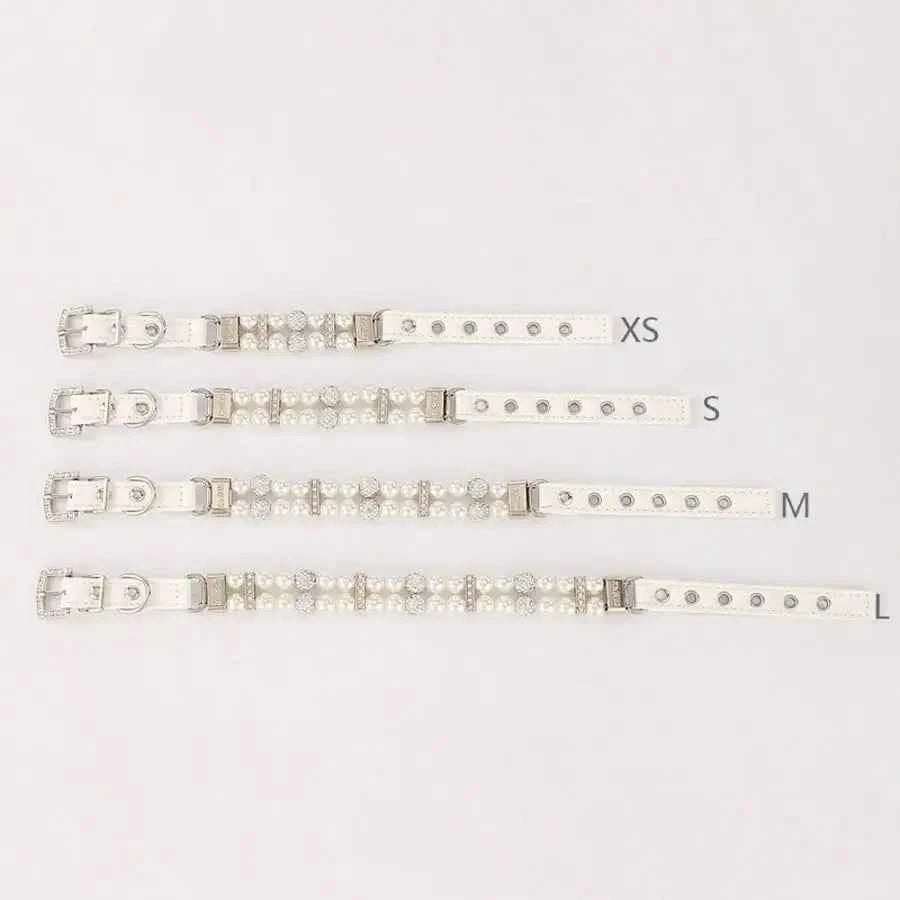 Faux Pearl Pet Collar
