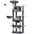 Large Cat Tree Tall Cat Tower for Indoor Cats Multi-Level Plush Cat Condo with Scratching Posts Scratching Boards Perches Caves