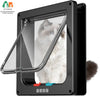 ATUBAN Large Cat Door Interior Door Pet Door for Cat Exterior Door 4 Modes Locking Suitable for Window and Wall,Strong Durable