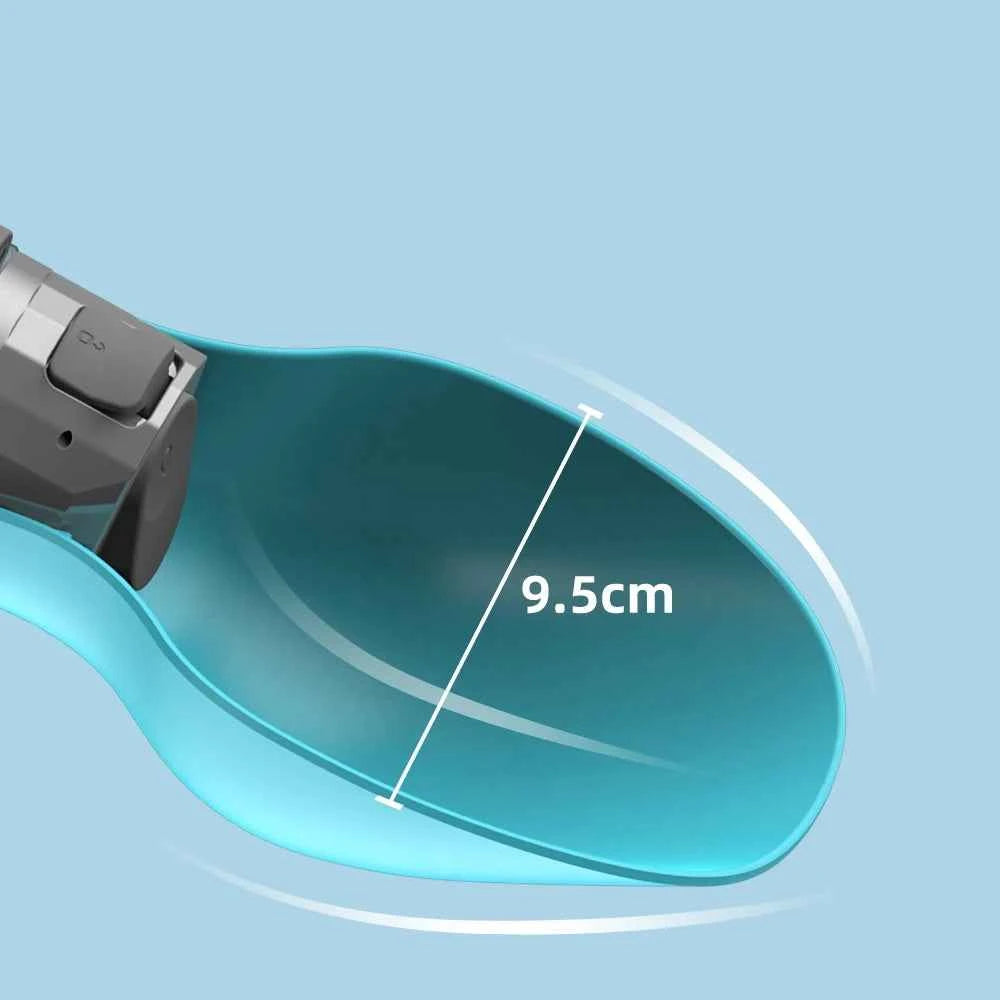 800ML Portable Travel Pet Water Bottle Plastic Leakproof Integrated Drinking Bowl for Small Large Dog Outdoor Walking Drinking