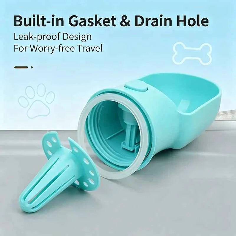 Portable Dog Cat Water Bottle with Storage Food and Water Container for Puppy Pets dogs Feeder Bowl Outdoor Travel Pet supplies