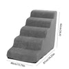 New Detachable And Washable Kennel Memory Foam Dog Sofa Stairs Pet 4-5 Steps Stairs For Small Dog Cat Ramp Ladder Pet Stairs - Play Paws Toys