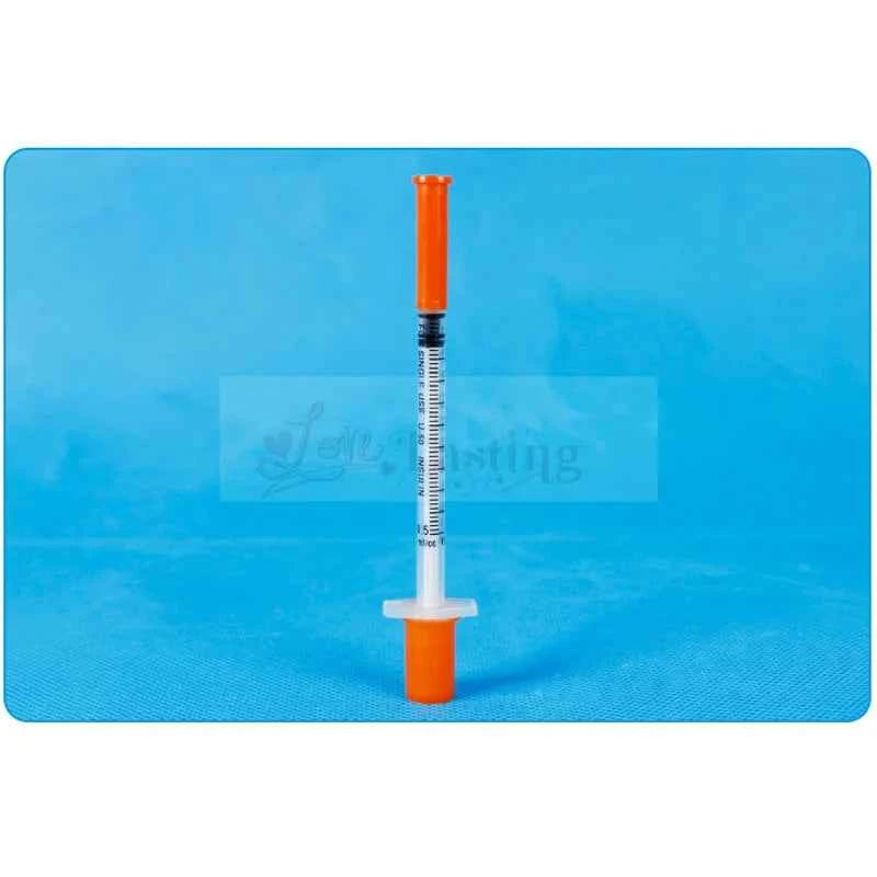 50Pcs/Pack 1ML Syringe with 30G 13mm (8Mm Long) Lab Supplies Farm Animal Cattle Sheep Horses Cat Dog Pet Syringes Liquid Tattoo