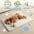 1pc Sponge Cooling Cat Bed, Thick Padding Comfortable Cool Breathable Cat Nest, Non-Slip And Washable Cooling Small Dog Bed, Suitable For All Seasons