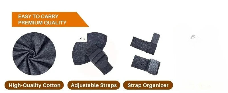 Dog Carrier for Small Dogs Front Facing Dog Carrier Sling Hands Free Cat Sling Size Adjustable Soft Cotton - Play Paws Toys