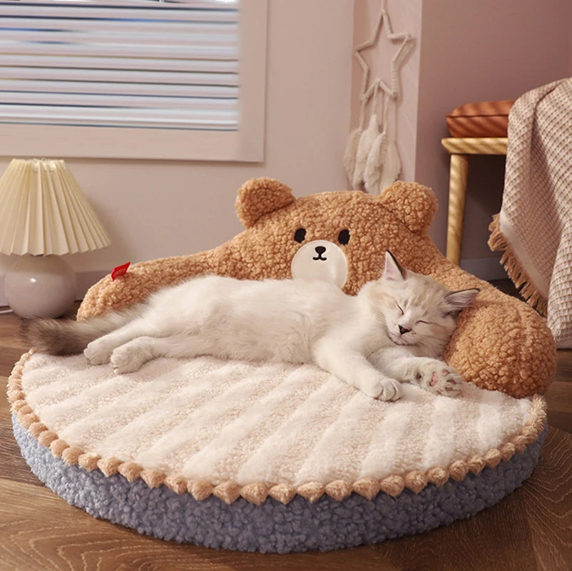 HOOPET Cat Bed Pet Pad Cushion for Small Medium Dogs Sleeping Beds Cats Durable Mat Removable Mat Pet Supplies - Play Paws Toys