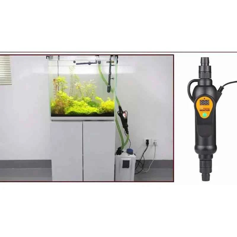 Aquarium Fish Tank External Heater Sunsun EH-300 EH-500 220v Adjustable Temperature Controller Heating