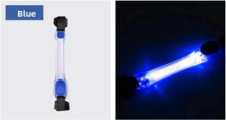Water Resistant Dog Safety Collar with Multi Color Pendants and LED Light Strip for Night Visibility and Outdoor Use