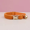 Corduroy Cat Collar with Name Plate Bell Bow Tie Personalized Custom Engraved Cat Collars for Cats