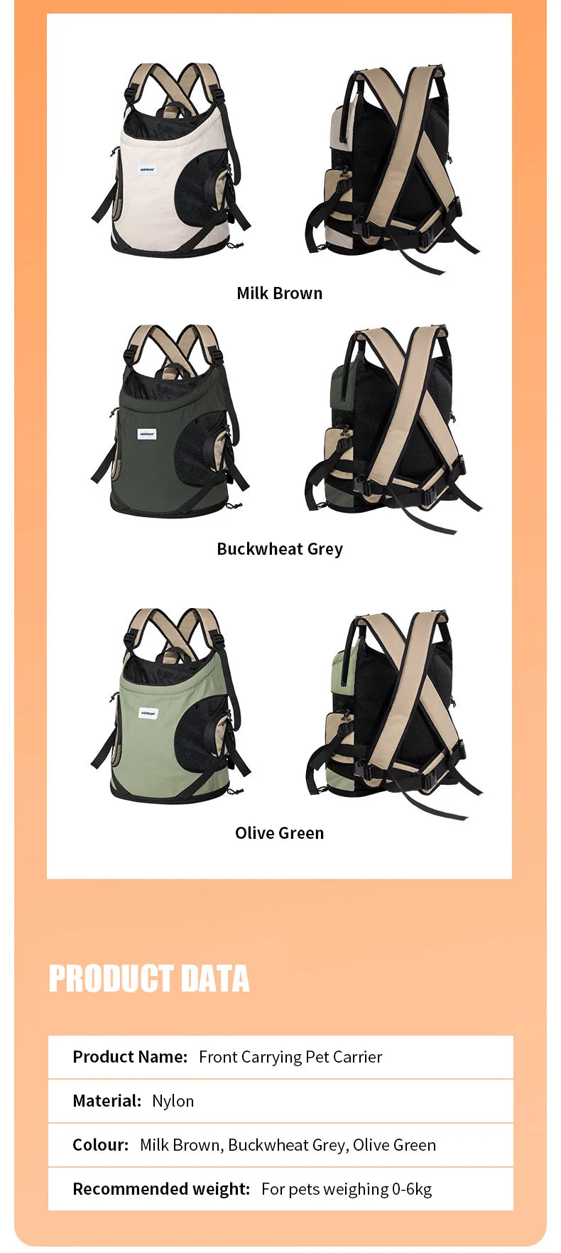 Pet Chest Backpack Front Carrying Tote Backpack Dogs and Cats Breathable Portable Outdoor Bag Shoulder Cat Bag - Play Paws Toys