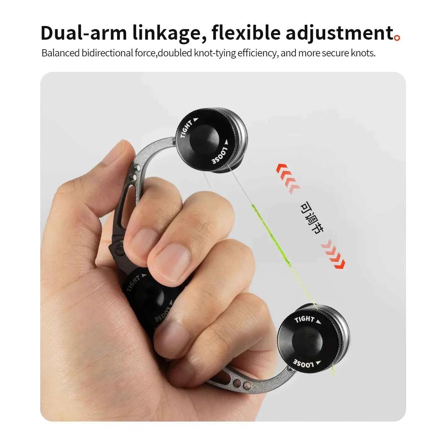 CHILENT GT FG PR Knot Tyer Aviation Alumin Knotter Assist Line Leader Connection Knotting Machine Bobbin Winder Fishing Tools