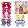 1pcs Summer Dog Neck Ties Pet Bowties Small Dog Cat Bowties Cute Fruit Style Puppy Accessories Dog Grooming Pet Supplies